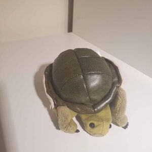 Folkmanis Turtle Finger Puppet Plush Tortoise Hand Stuffed Animal 6" Head To Toe